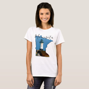 Minnesota karta med fyr tee