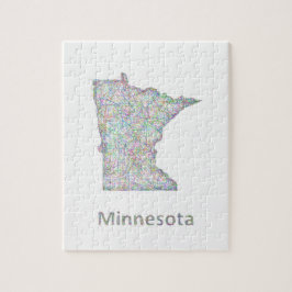 Minnesota karta pussel