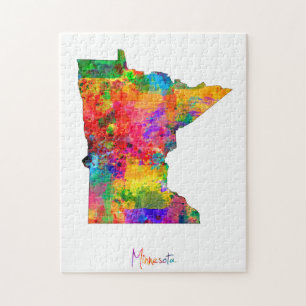 Minnesota karta pussel