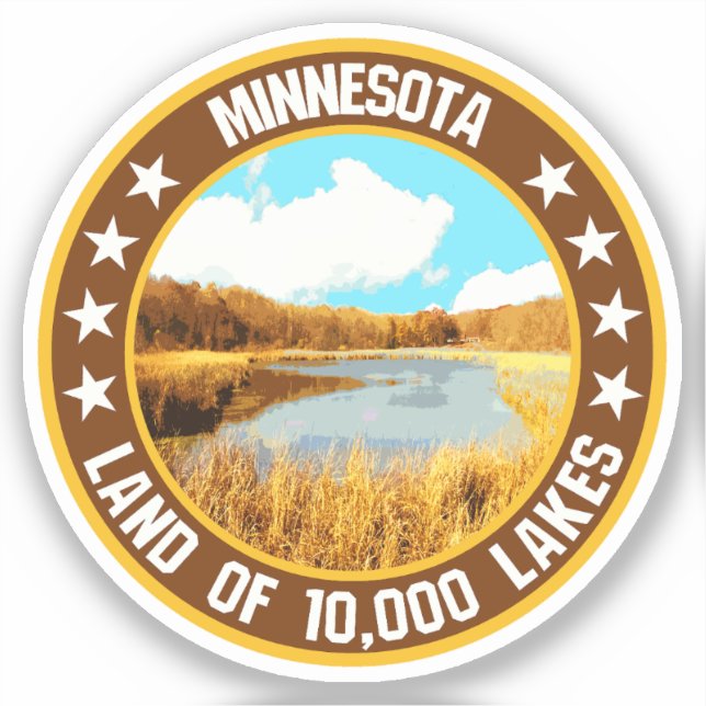 Minnesota Klistermärken (Framsida)