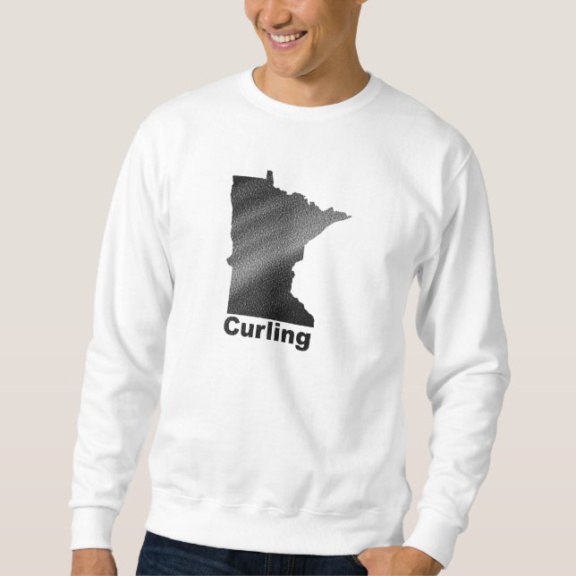 Minnesota krulla (bekläda, svarten), lång ärmad tröja (Framsida)