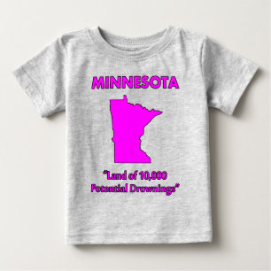 Minnesota - Land av 10 000 potentiella drunkningar T-shirt