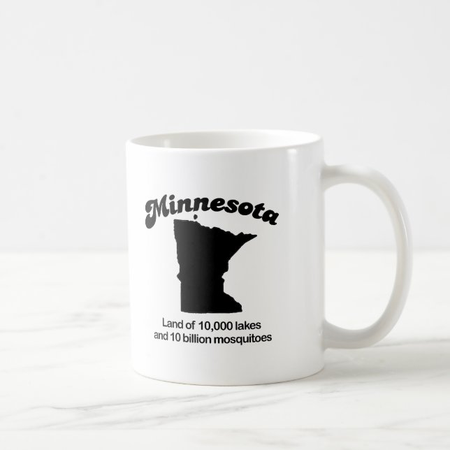 Minnesota - land av 10.000 sjöar kaffemugg (Höger)