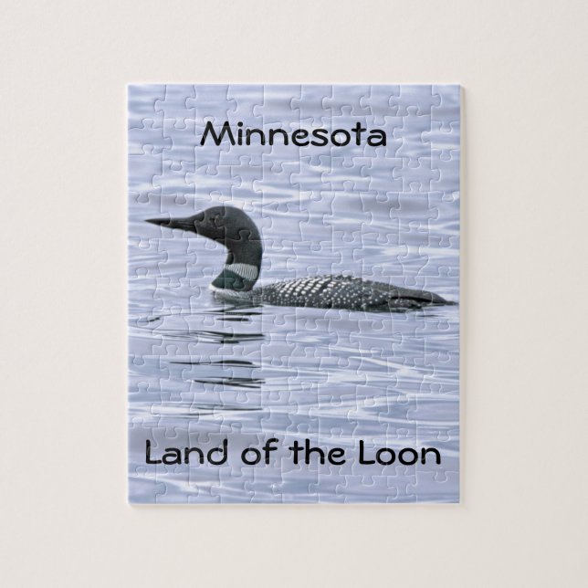 Minnesota land av loonen pussel (Vertikal)