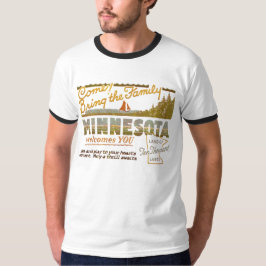 Minnesota - land av tio tusen sjöar tee shirt