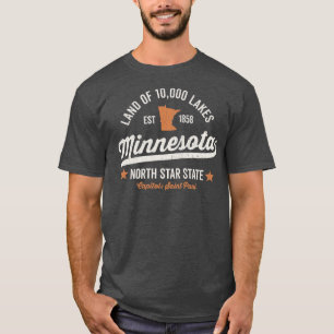 Minnesota Land på 10000 Sjöar T Shirt