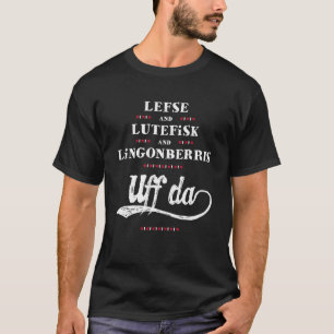 Minnesota Lefse Uff Da Vintage T Shirt