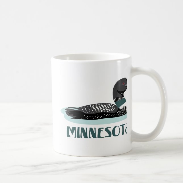 Minnesota Loon Kaffemugg (Höger)