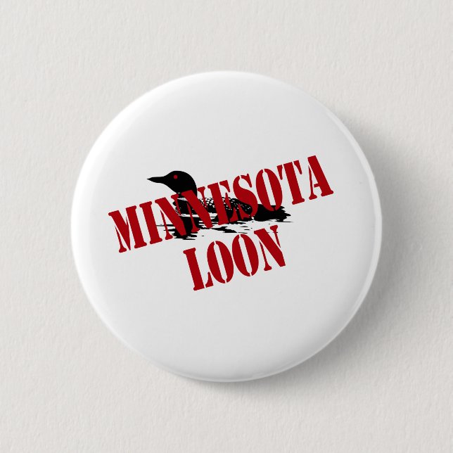 Minnesota Loon Knapp (Framsida)