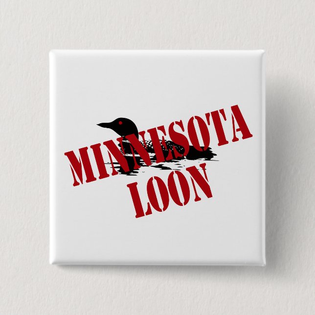 Minnesota Loon Knapp (Framsida)