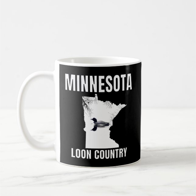 Minnesota Loon Land Northern Loons Kaffemugg (Vänster)