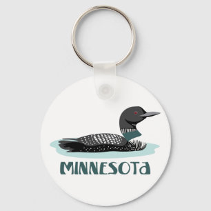 Minnesota Loon Nyckelring