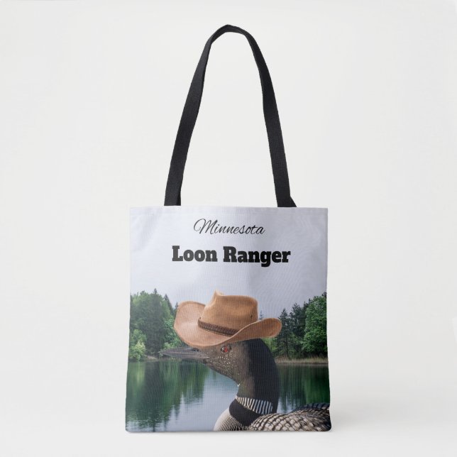Minnesota Loon Skogsvaktare Tote Bag Tygkasse (Framsida)