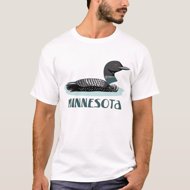 Minnesota Loon T Shirt (Framsida)