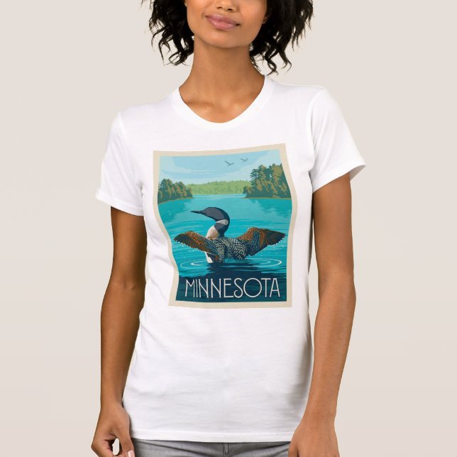 Minnesota | Loon T Shirt (Framsida)