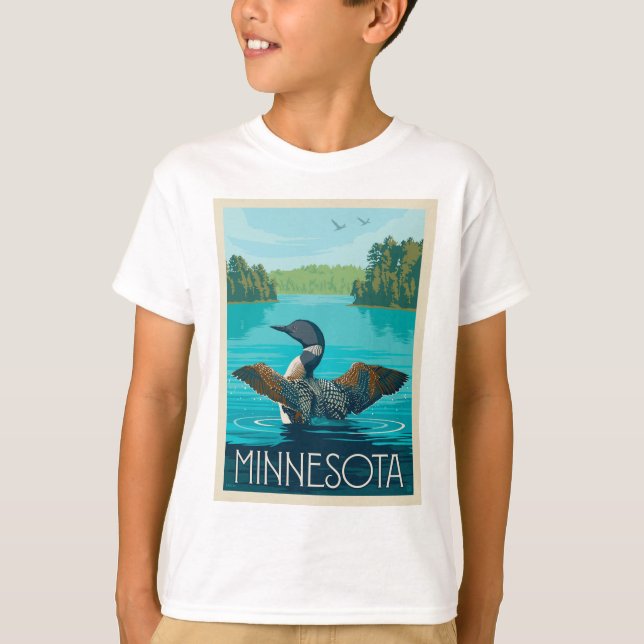 Minnesota | Loon T Shirt (Framsida)