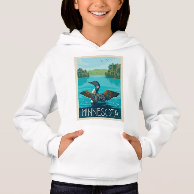 Minnesota | Loon T Shirt (Framsida)