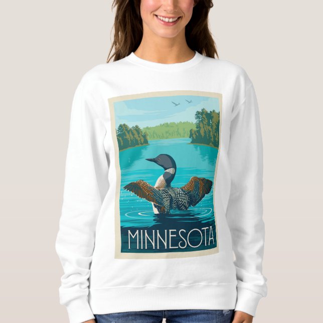 Minnesota | Loon T Shirt (Framsida)
