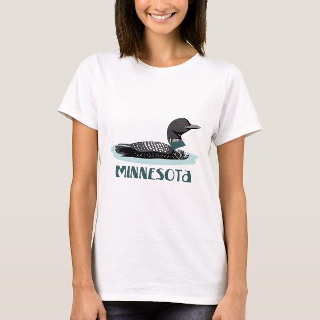 Minnesota Loon T Shirt (Framsida)