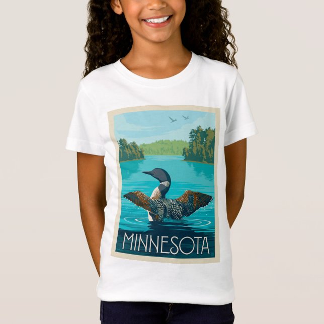 Minnesota | Loon T Shirt (Framsida)