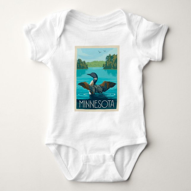 Minnesota | Loon T Shirt (Framsida)