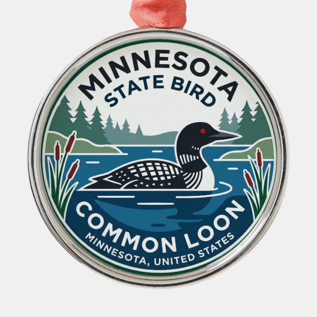 Minnesota Minnesota Julgransprydnad Metall (Framsidan)