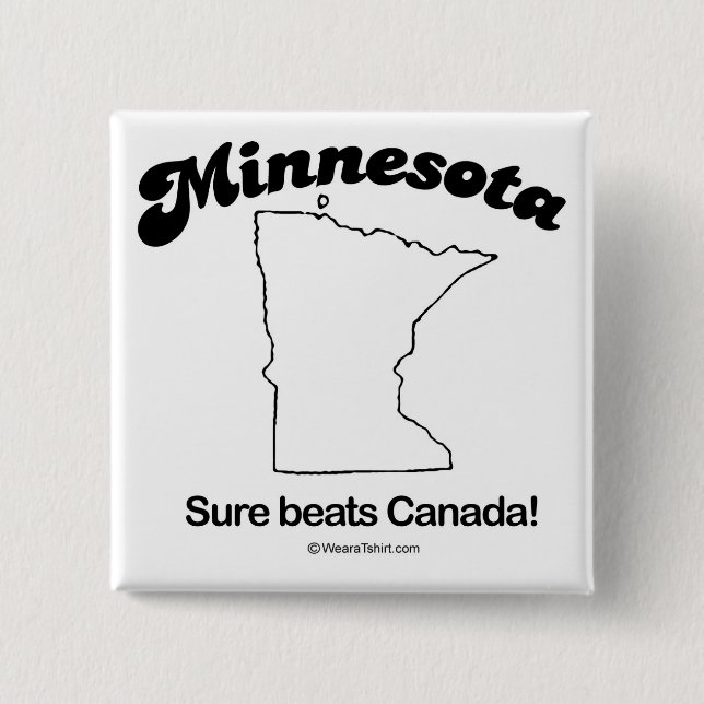 MINNESOTA - "MINNESOTA STATE MOTTO" T-shirts och G Knapp (Framsida)