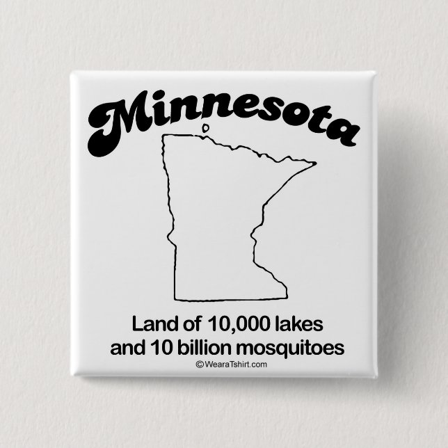MINNESOTA - "MINNESOTA STATE MOTTO" T-shirts och G Knapp (Framsida)