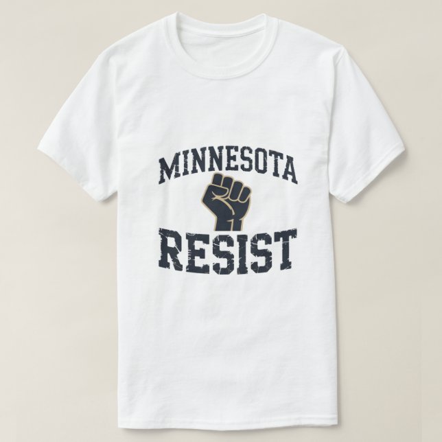 Minnesota Motståndsprotesttröja T Shirt (Design framsida)