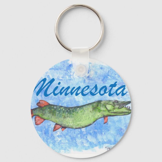 Minnesota Musky Nyckelring (Framsida)