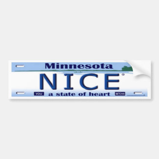 Minnesota Nice® Klistermärke för stötfångare