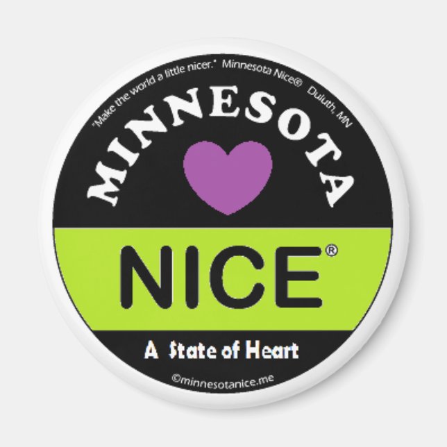Minnesota Nice® Magnet (Framsidan)