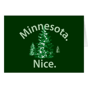 Minnesota Nice. Period! Hälsningskort