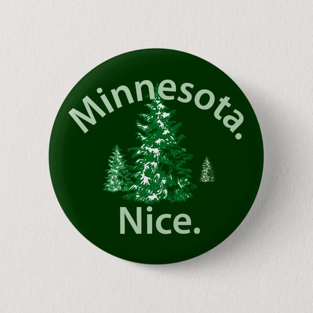 Minnesota Nice. Period! Knapp (Framsida)