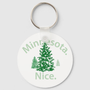 Minnesota Nice. Period! Nyckelring