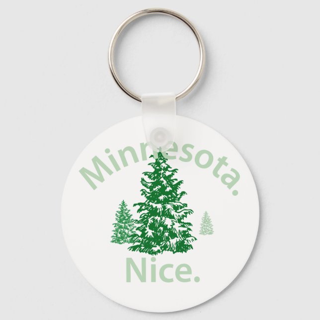 Minnesota Nice. Period! Nyckelring (Framsida)