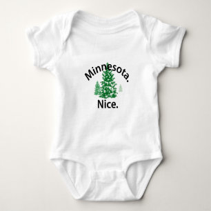 Minnesota Nice. Period! (svart text) Tee