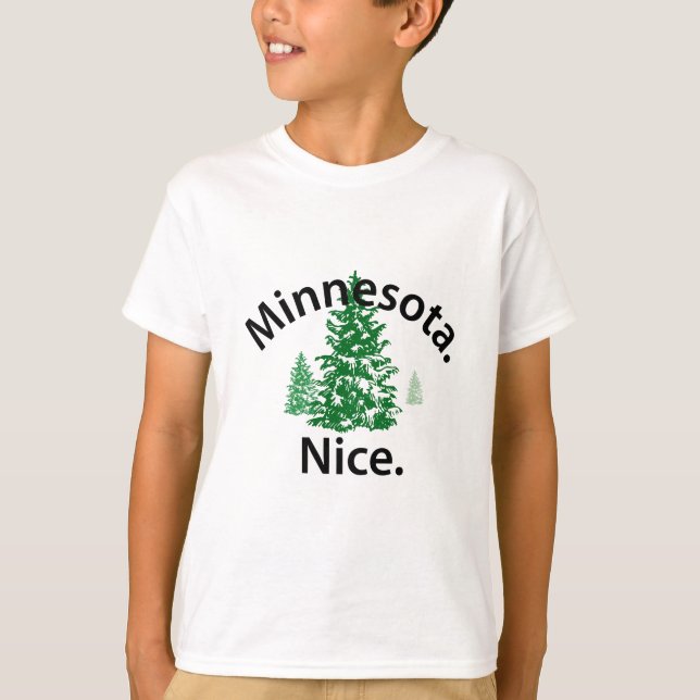 Minnesota Nice. Period! (svart text) Tröja (Framsida)