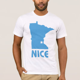 Minnesota Nice roligt Bella Canvas Passande T Tee