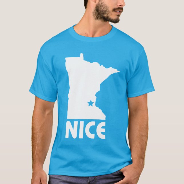 Minnesota Nice T-tröja T Shirt (Framsida)