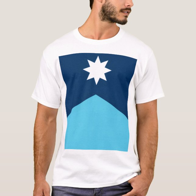 Minnesota ny flagga T-Shirt (Framsida)
