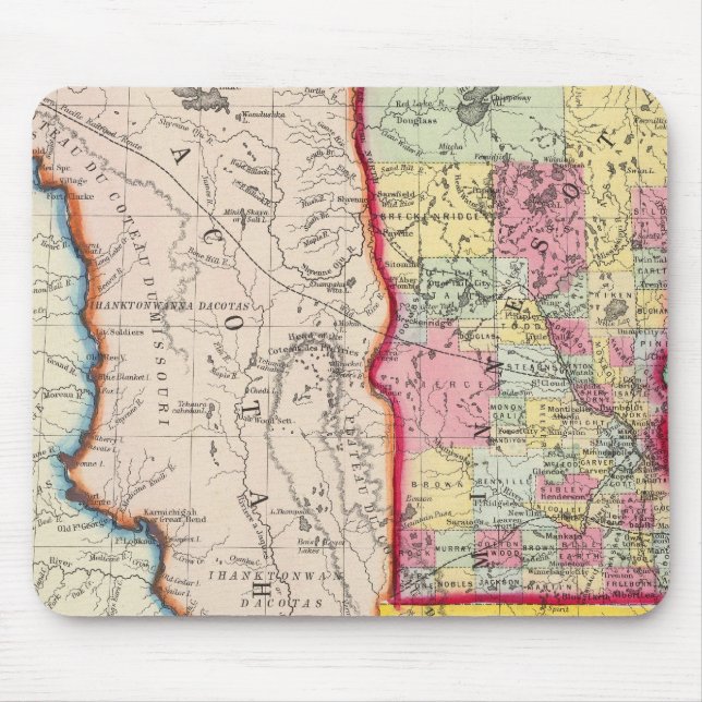 Minnesota och Dacotah Musmatta (Framsidan)