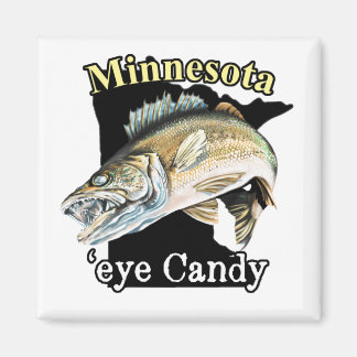 Minnesota "Öga Candy Funny Walleye Fishing Magnet