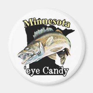 Minnesota "Öga Candy Funny Walleye Fishing Magnet