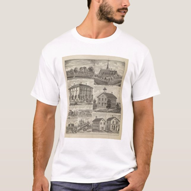 Minnesota omgivning t-shirt (Framsida)