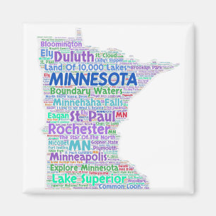 Minnesota ordmoln magnet