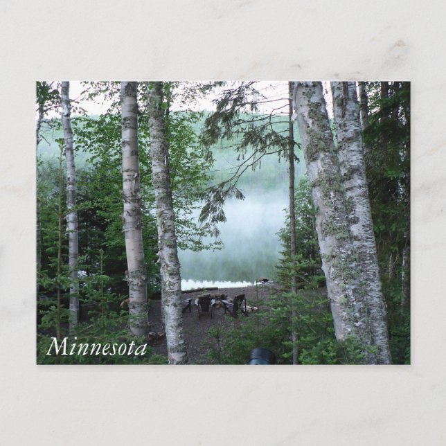 Minnesota på vykortet Sjö Vykort (Framsida)
