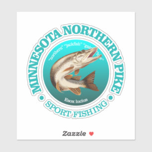 Minnesota Pike Fishing Klistermärken