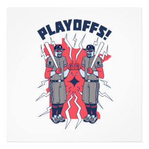 Minnesota Playoff Baseboll Fototryck