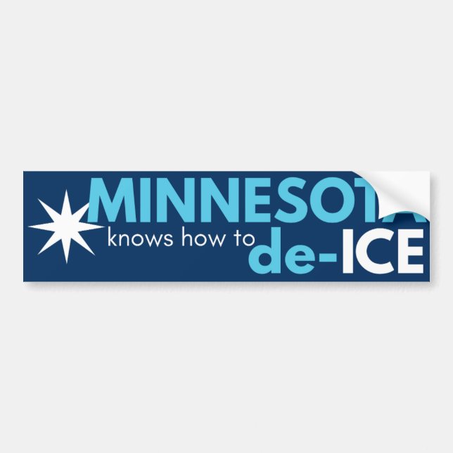 Minnesota politisk bildskärmsskydd bildekal (Framsidan)